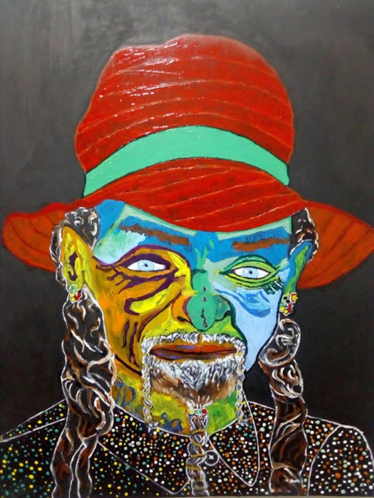 EL RASTAFARI DE MEDELLIN Painting by jaime dugarte | Saatchi Art