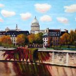 View of the Pantheon, Paris by geoffrey gneuhs