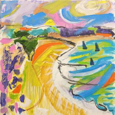 Original Abstract Seascape Paintings by Nigel Waters
