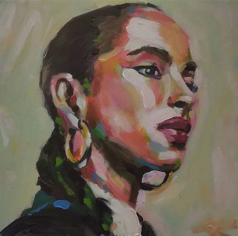 Smooth Operator Sade Painting by Erik Vos | Saatchi Art