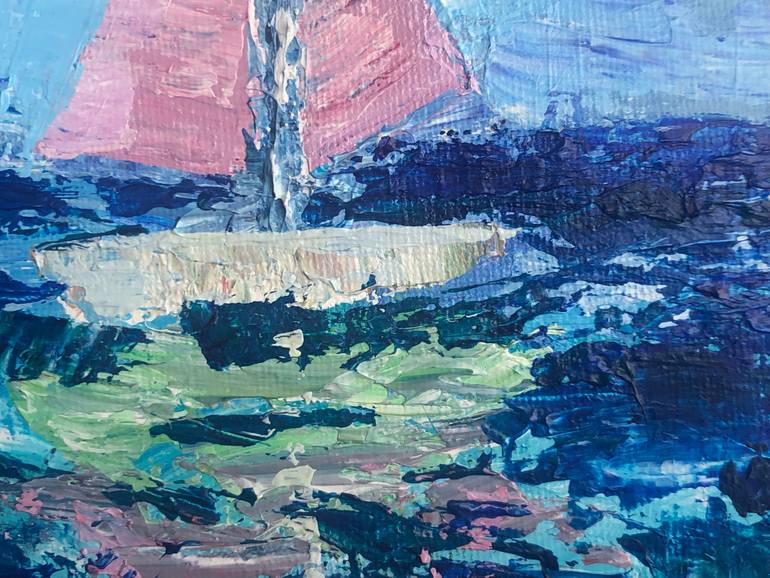 Original Abstract Expressionism Abstract Painting by Dinara Iskakova-Bekenova