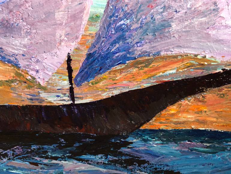 Original Abstract Expressionism Abstract Painting by Dinara Iskakova-Bekenova