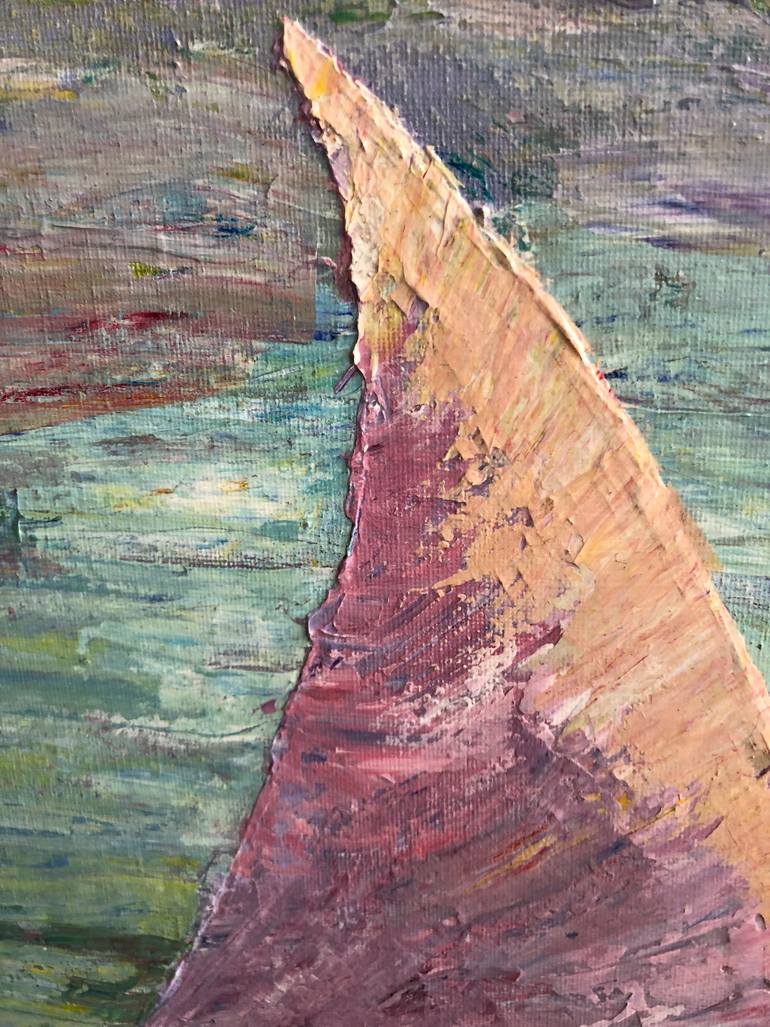 Original Abstract Expressionism Abstract Painting by Dinara Iskakova-Bekenova