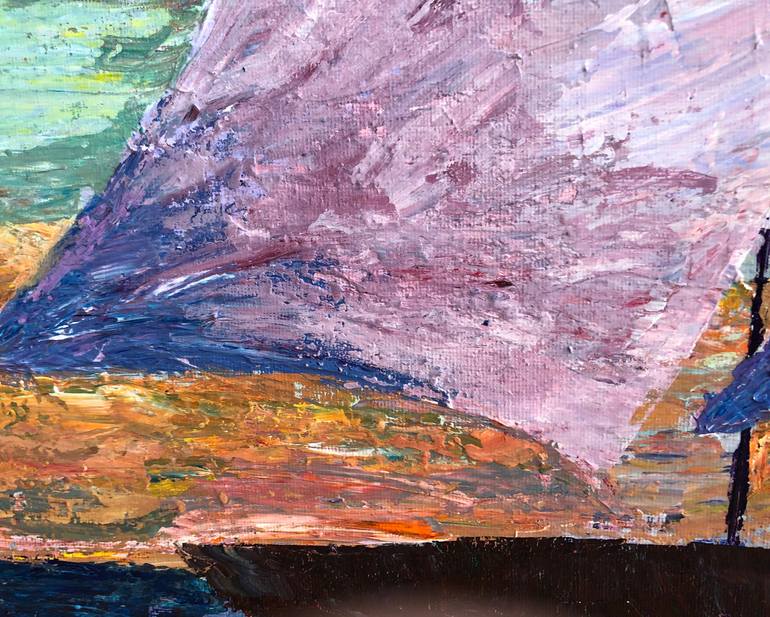 Original Abstract Expressionism Abstract Painting by Dinara Iskakova-Bekenova