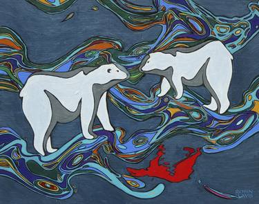 Original Conceptual Animal Paintings by Robin De Lavis