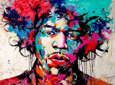 Original Pop Art Celebrity Paintings by SEBASTIAN ECHEVARRIA