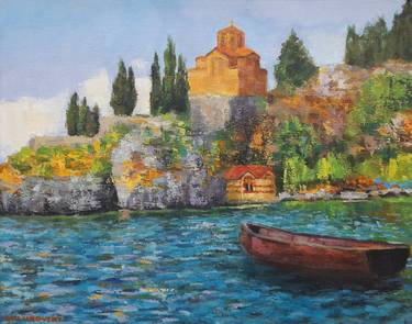 Print of Impressionism Landscape Paintings by Nikola Golubovski