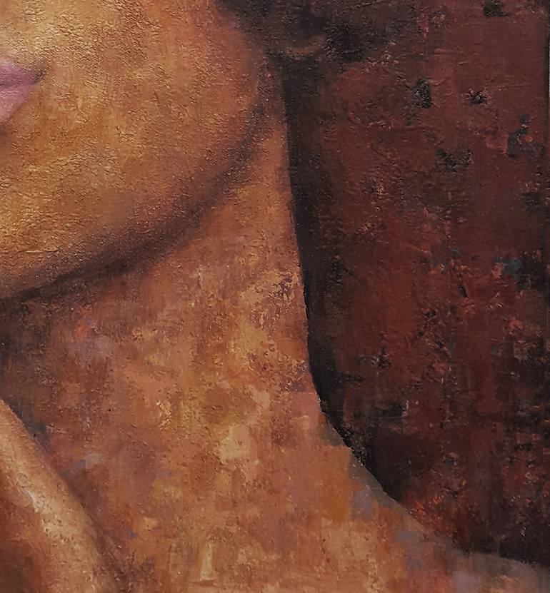 Original Expressionism Women Painting by Nikola Golubovski