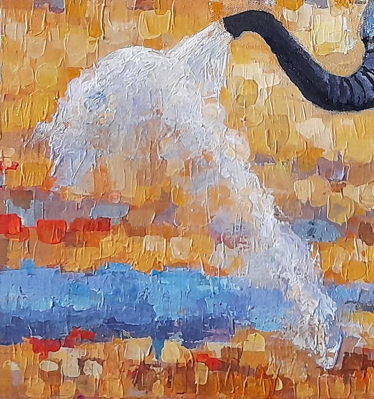Original Impressionism Animal Painting by Nikola Golubovski