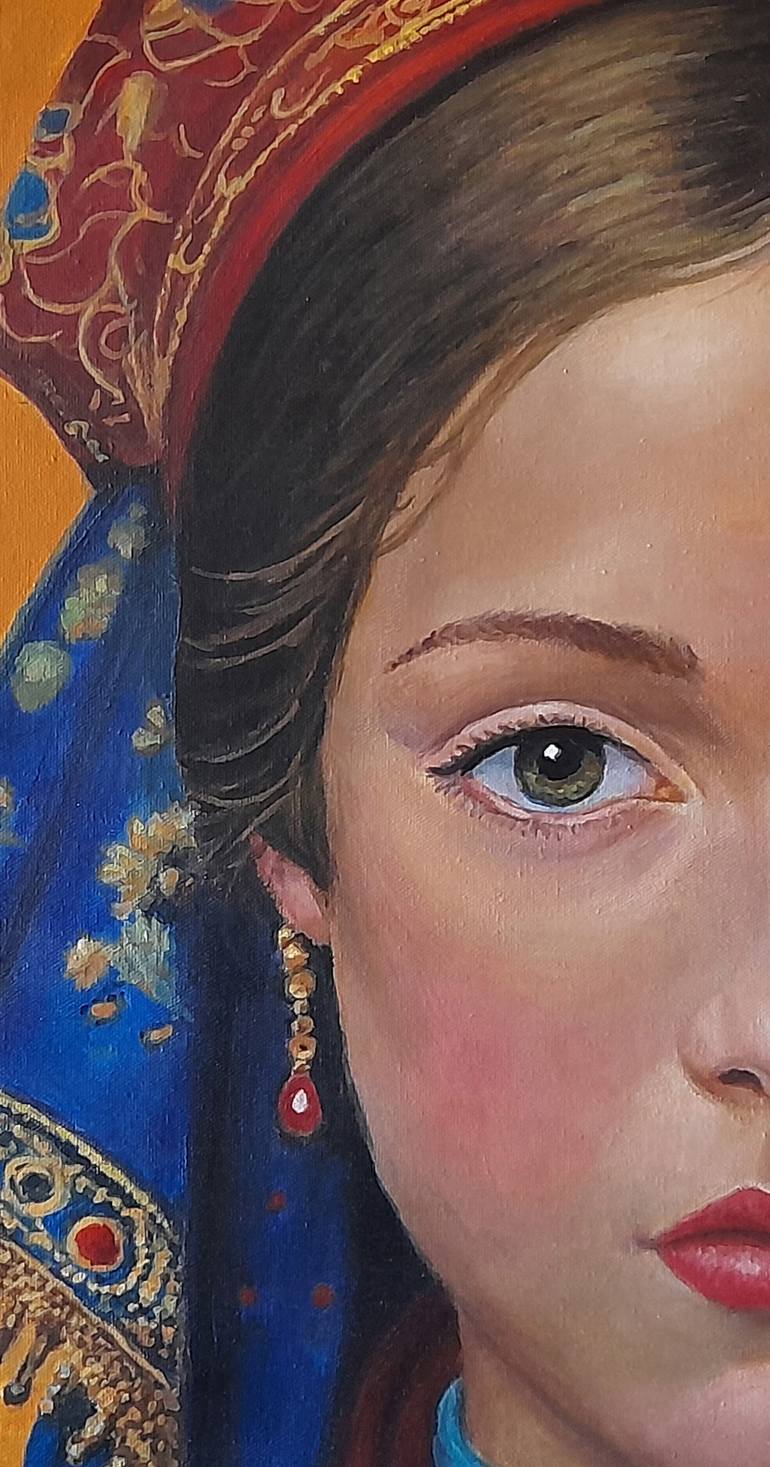 Original Art Deco Women Painting by Nikola Golubovski