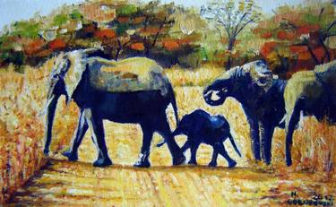 Elephants ( SOLD ) thumb