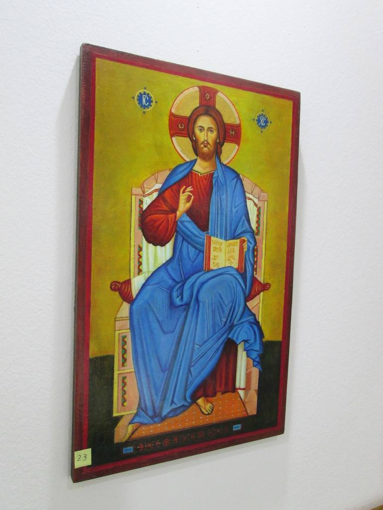 Original Figurative Religious Painting by Nikola Golubovski