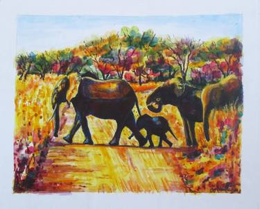 Print of Impressionism Animal Paintings by Nikola Golubovski