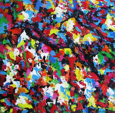 Original Abstract Expressionism Abstract Paintings by Nikola Golubovski