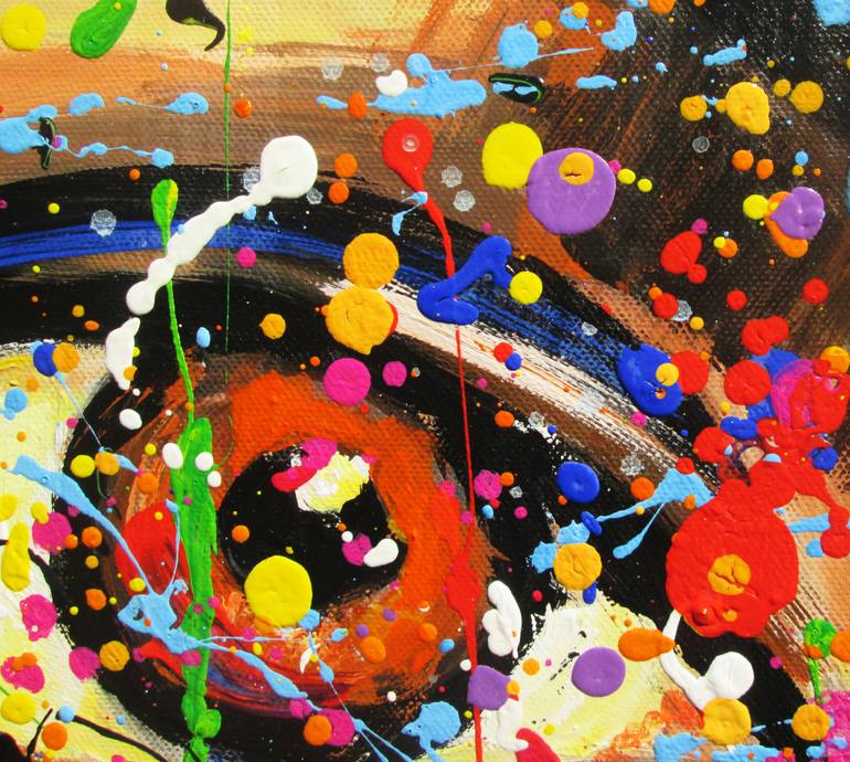 Original Abstract People Painting by Nikola Golubovski