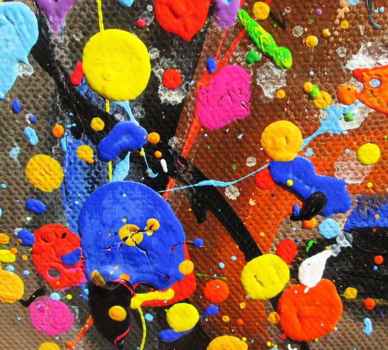 Original Abstract People Painting by Nikola Golubovski