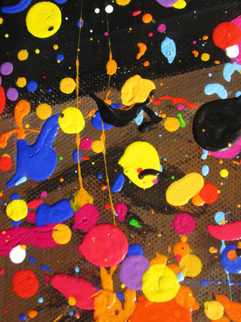 Original Abstract People Painting by Nikola Golubovski