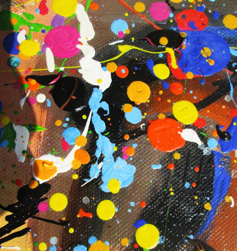 Original Abstract People Painting by Nikola Golubovski