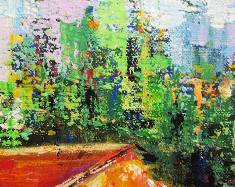 Original Expressionism Landscape Painting by Nikola Golubovski