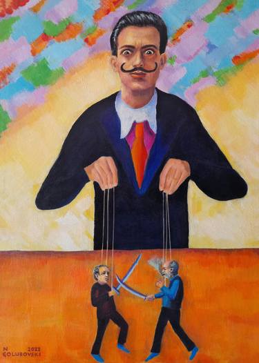 Print of Humor Paintings by Nikola Golubovski