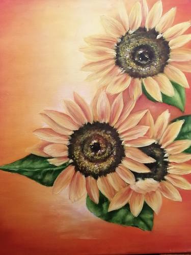 Original Floral Painting by Luz Colonelli