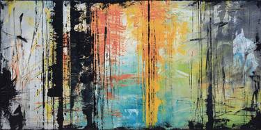 Original Abstract Expressionism Abstract Paintings by J PENTON