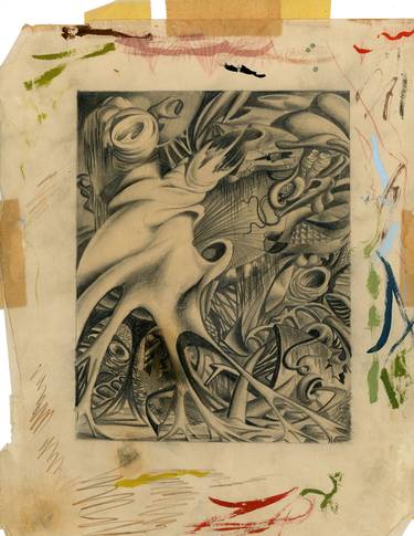 Saatchi Art Artist Vernon Finney; Drawings, “An Exercise in the Objective - Created in 1948 (Sketch/Study)” #art