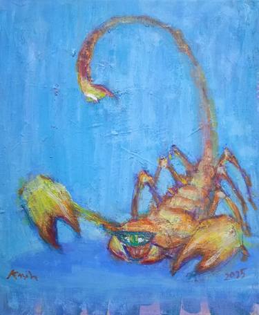 Original Contemporary Animal Painting by Kasih Nayagaru