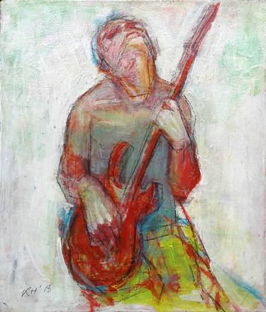 Print of Expressionism Music Paintings by kasih hartono