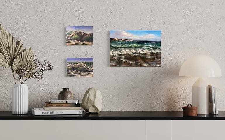 Original Seascape Painting by Alesia Yeremeyeva