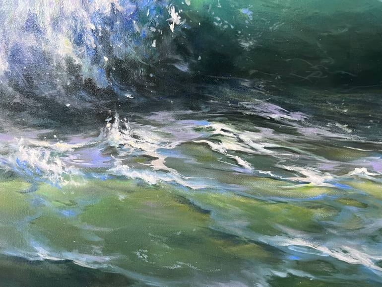 Original Realism Seascape Painting by Alesia Yeremeyeva