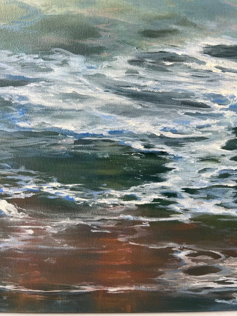 Original Contemporary Seascape Painting by Alesia Yeremeyeva