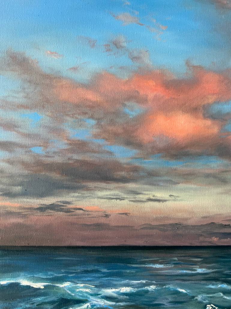 Original Contemporary Seascape Painting by Alesia Yeremeyeva