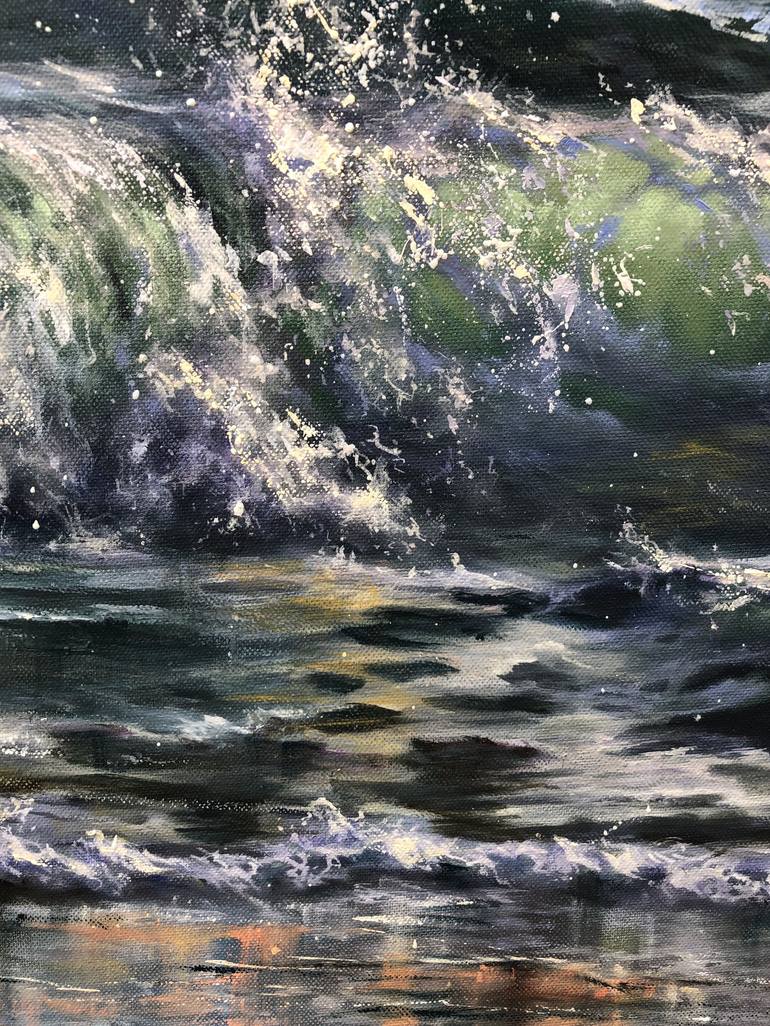 Original Seascape Painting by Alesia Yeremeyeva