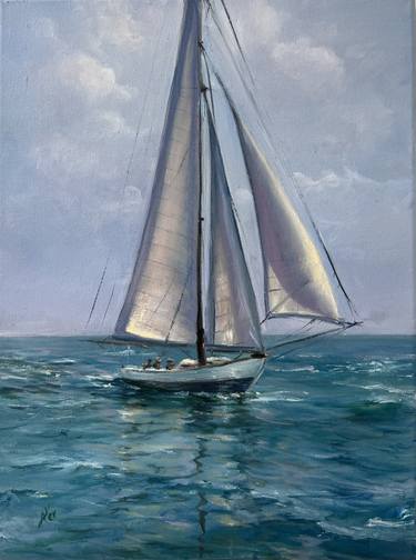 Original Fine Art Seascape Paintings by Alesia Yeremeyeva