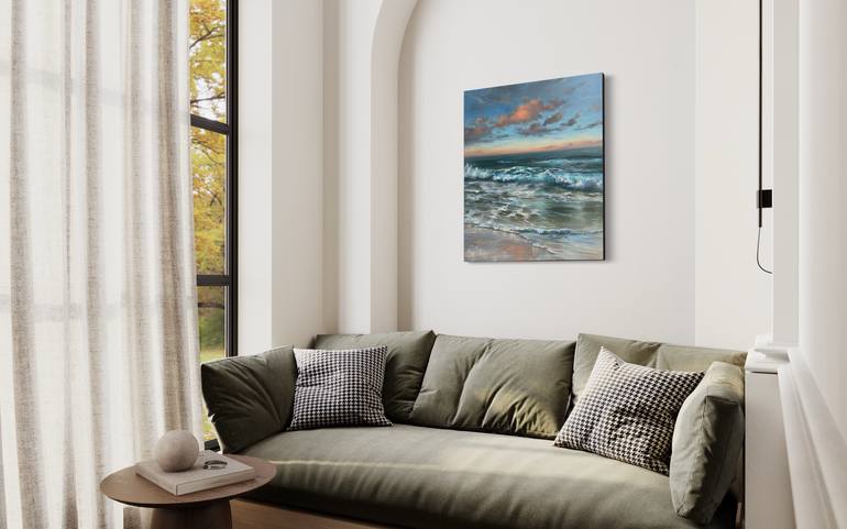 Original Realism Seascape Painting by Alesia Yeremeyeva
