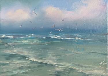 Original Fine Art Seascape Paintings by Alesia Yeremeyeva