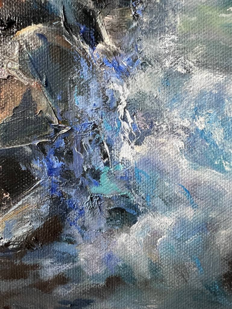 Original Contemporary Seascape Painting by Alesia Yeremeyeva