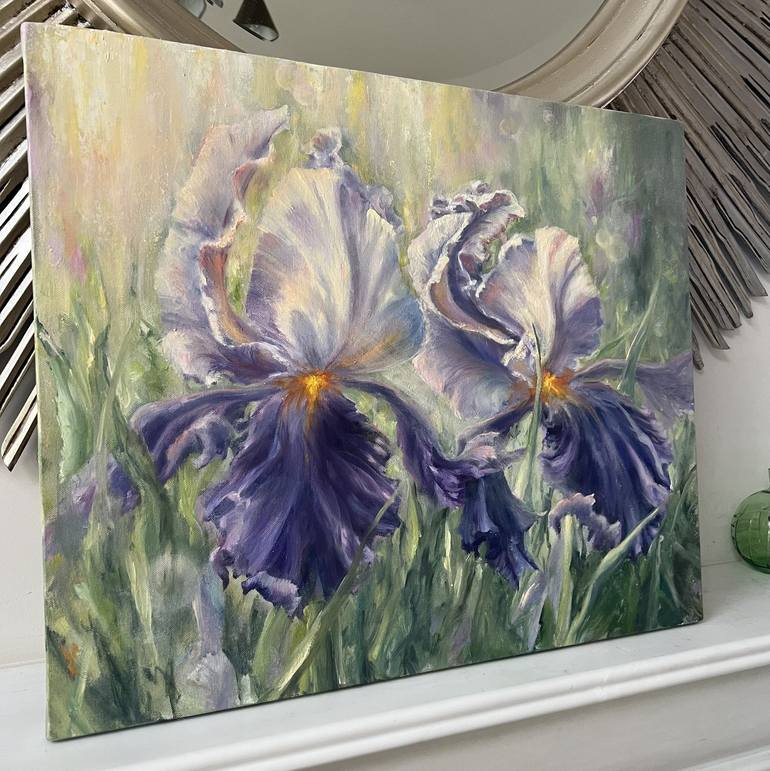 Original Contemporary Floral Painting by Alesia Yeremeyeva