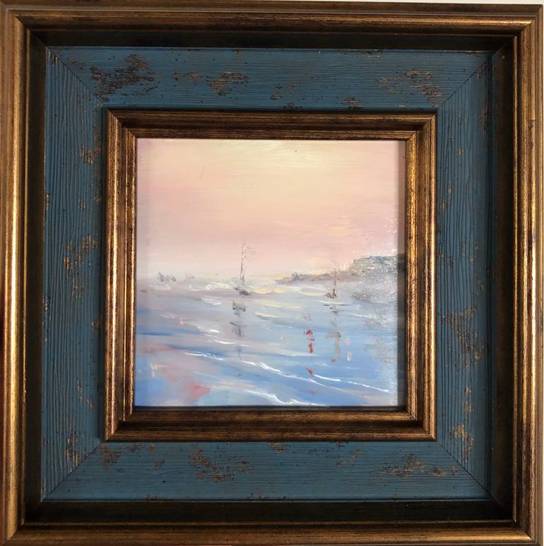 Original Contemporary Seascape Painting by Alesia Yeremeyeva