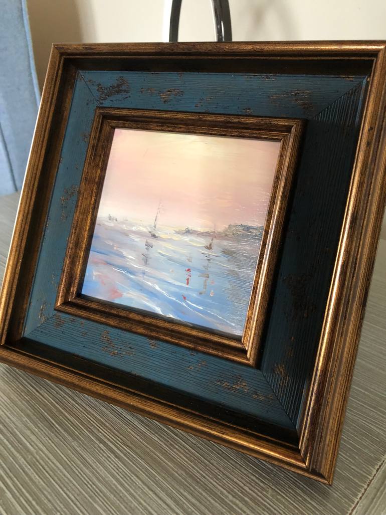 Original Contemporary Seascape Painting by Alesia Yeremeyeva