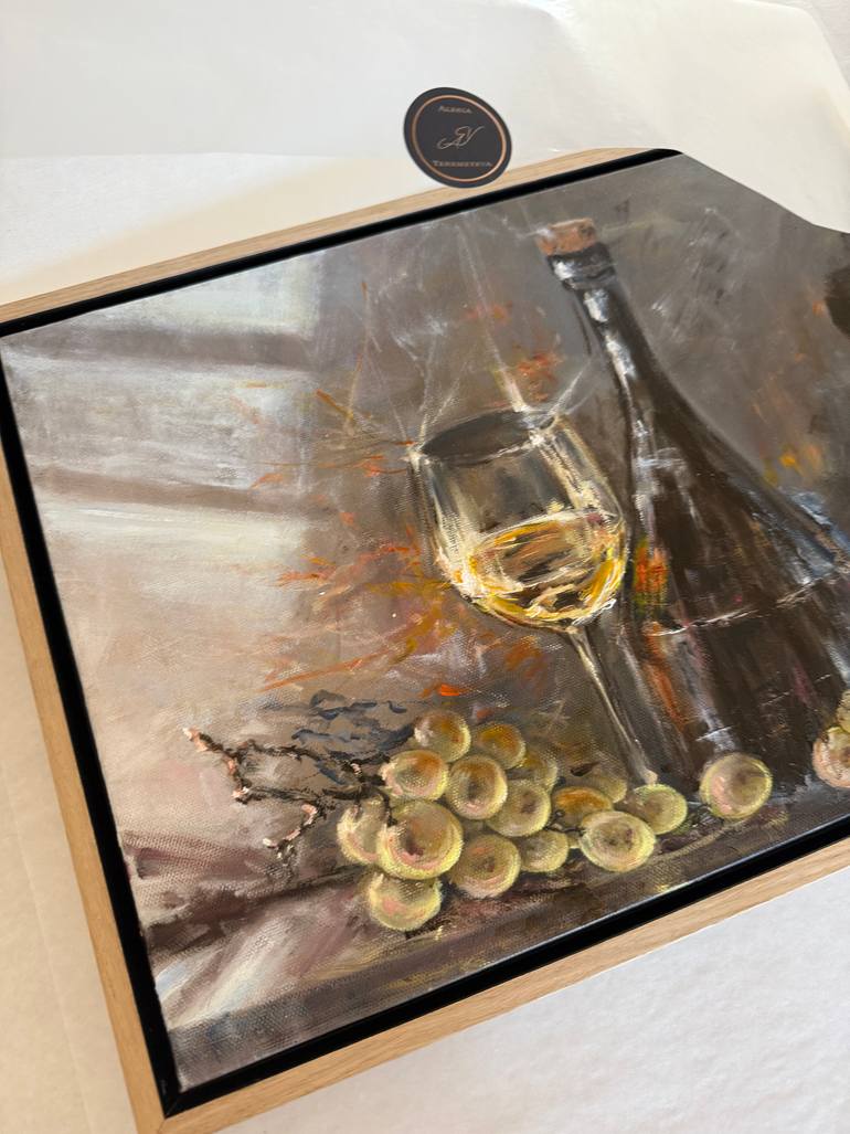 Original Realism Food & Drink Painting by Alesia Yeremeyeva
