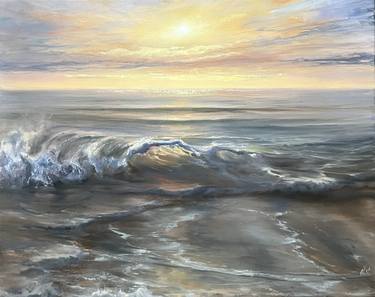 Original Realism Seascape Painting by Alesia Yeremeyeva