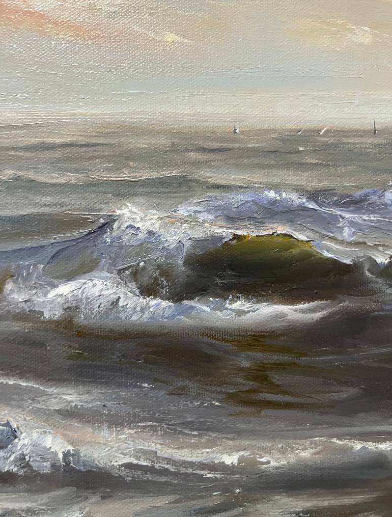 Original Realism Seascape Painting by Alesia Yeremeyeva