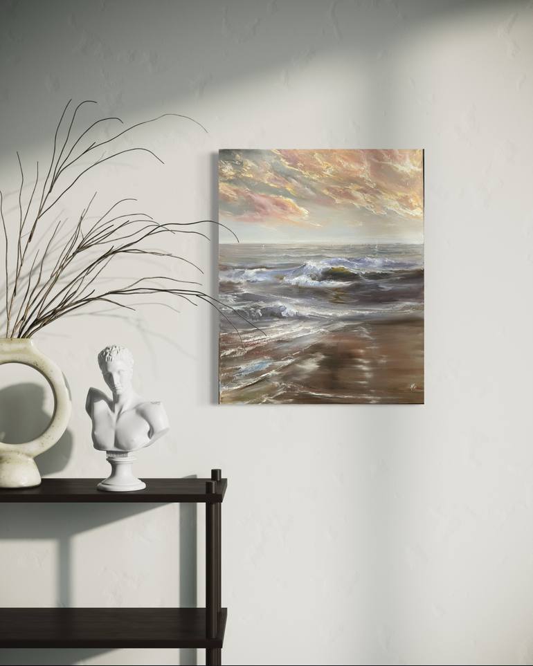 Original Realism Seascape Painting by Alesia Yeremeyeva