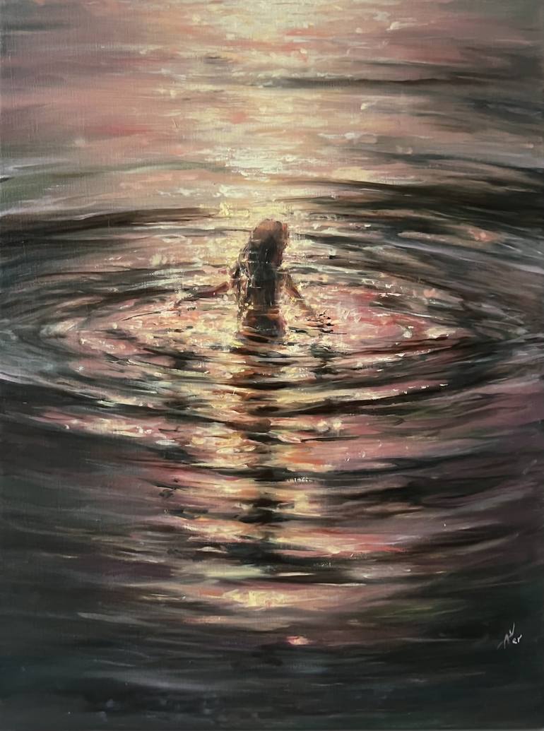 Original Fine Art Seascape Paintings by Alesia Yeremeyeva