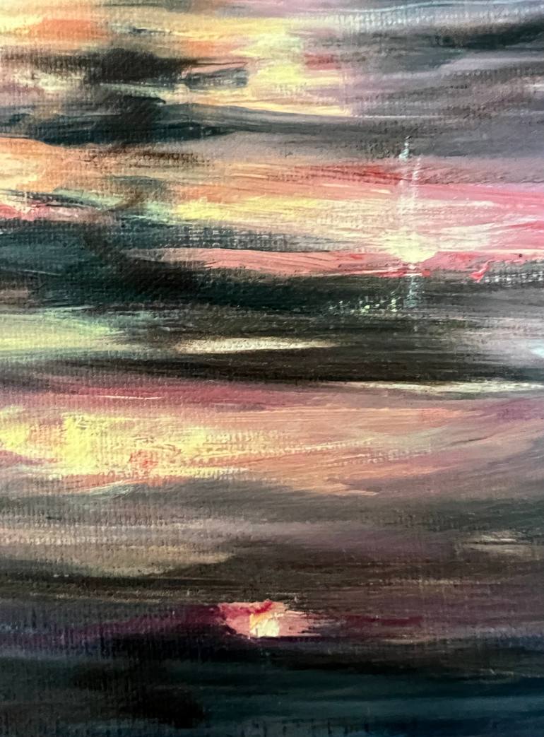 Original Contemporary Seascape Painting by Alesia Yeremeyeva