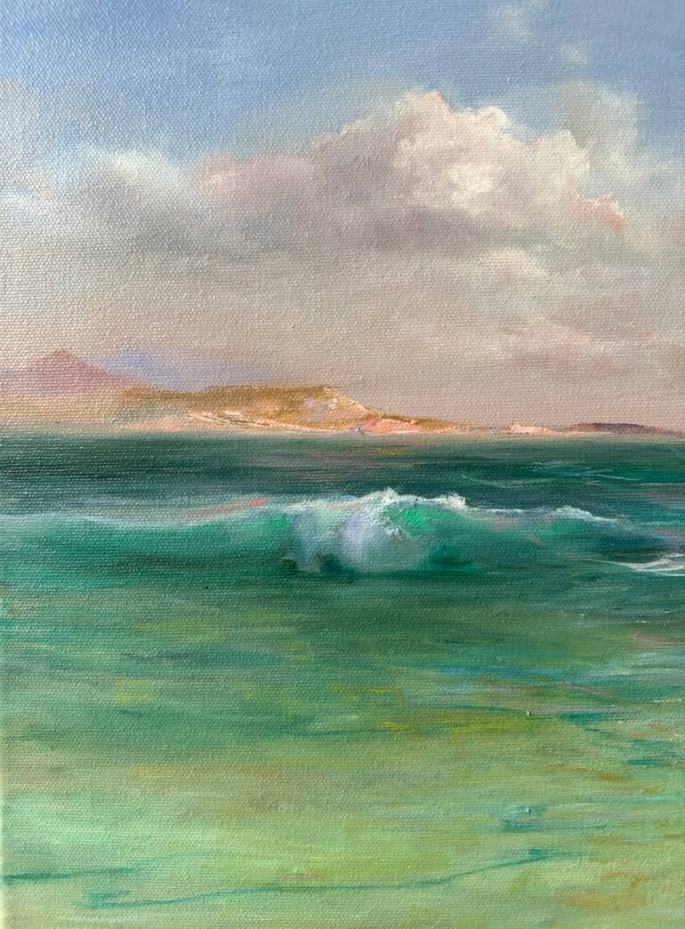 Original Fine Art Seascape Painting by Alesia Yeremeyeva