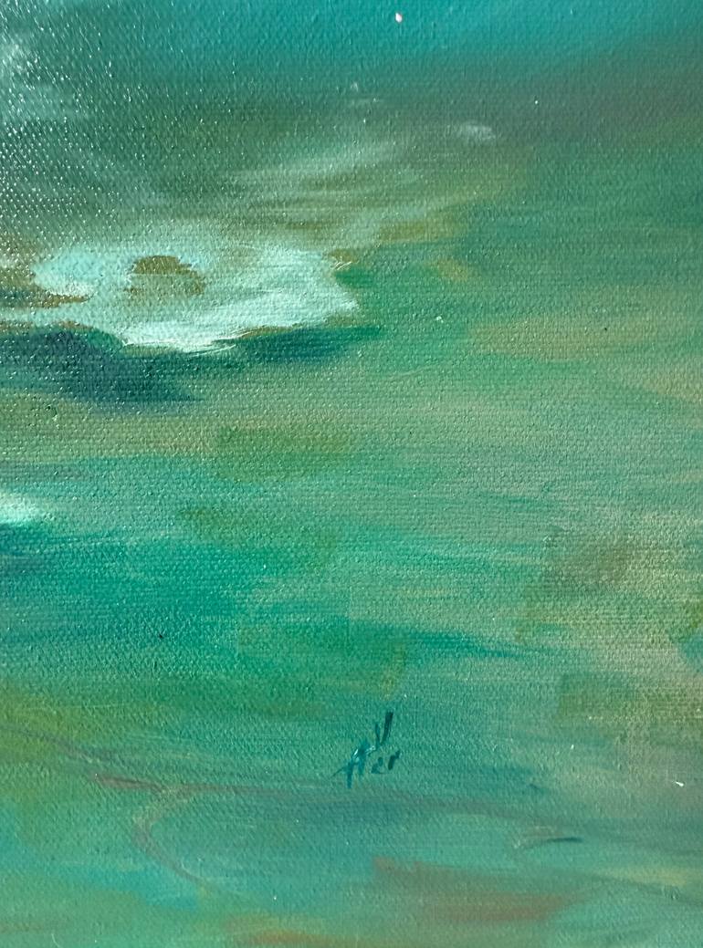 Original Contemporary Seascape Painting by Alesia Yeremeyeva