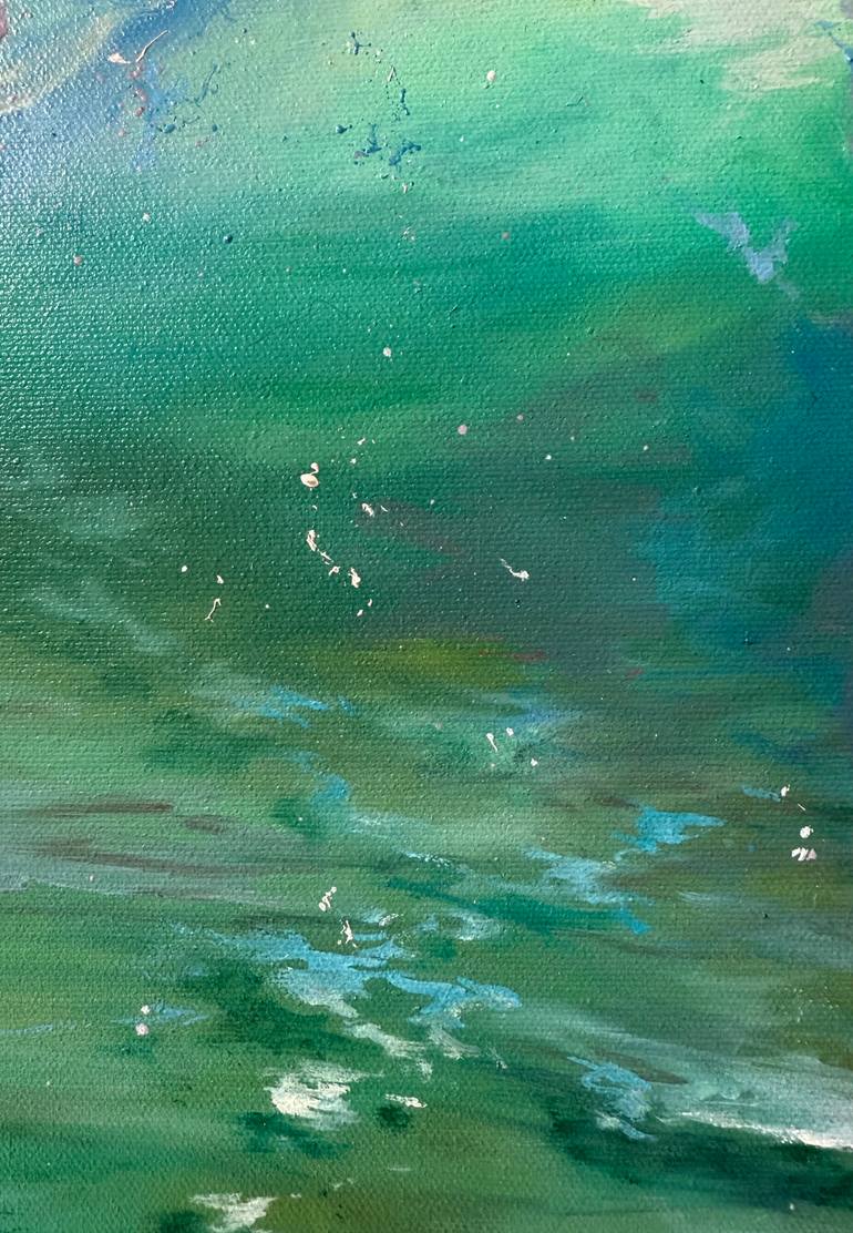 Original Contemporary Seascape Painting by Alesia Yeremeyeva